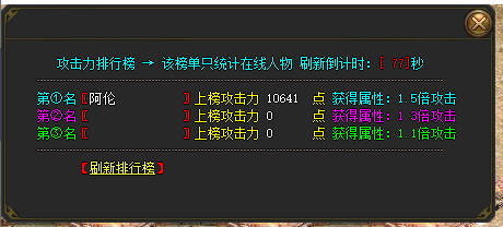 gom引擎攻击力排行脚本